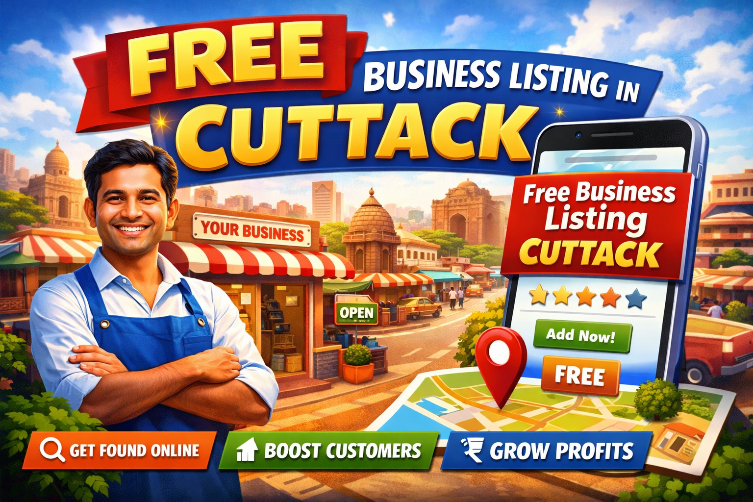 Free Business Listing in Cuttack helping local shops grow online